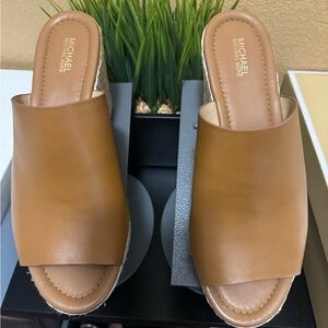 Michael Kors Cunningham Leather Wedge